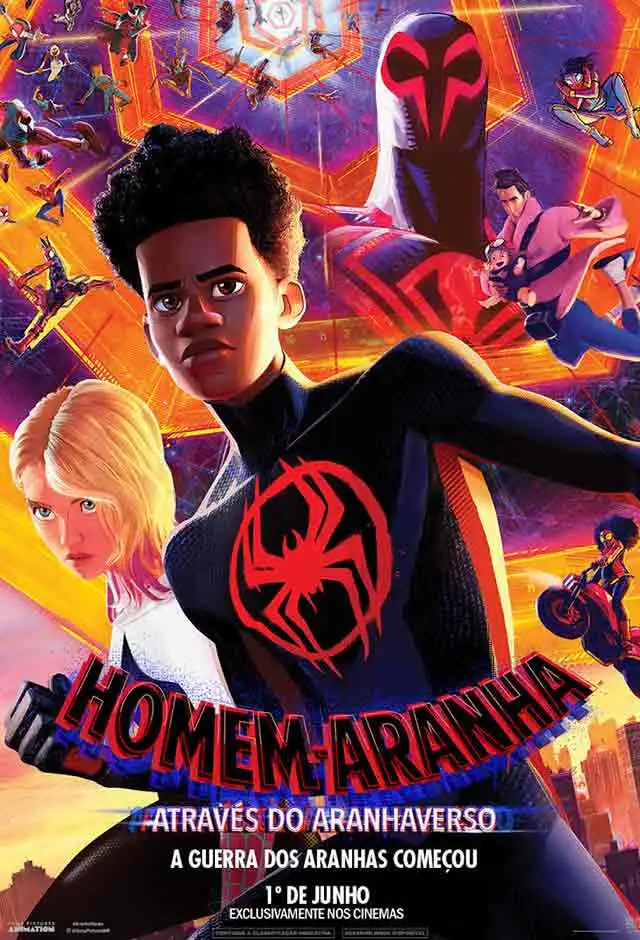Pôster de Homem-Aranha: Através do Aranhaverso