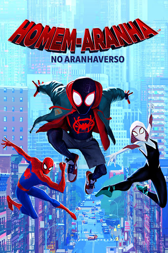 Pôster de Homem-Aranha no Aranhaverso